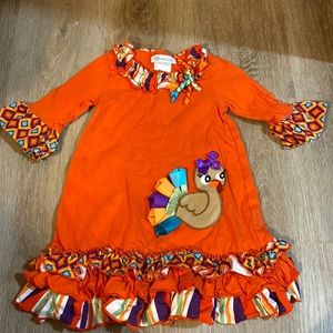 Girls 3T turkey dress.
